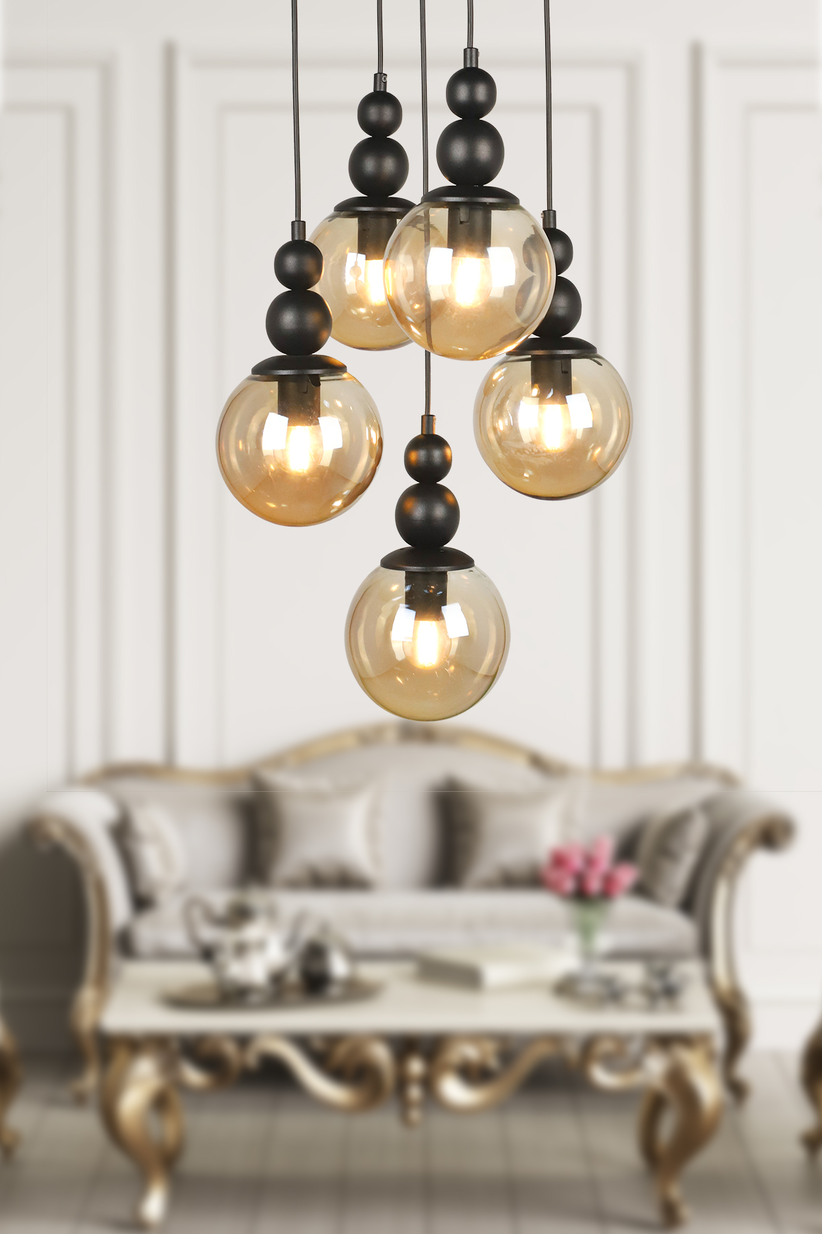 Sonsuz Chandelier Black